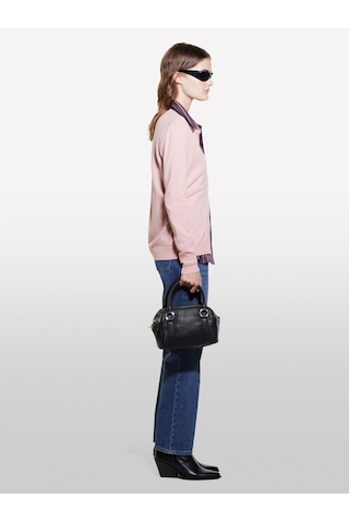 Sisley Kdn Yün Ve Kaşmir Karışımlı Ribana Detaylı Bisiklet Yaka Hırka Kadın Nude Hırka - 324a102hm5237