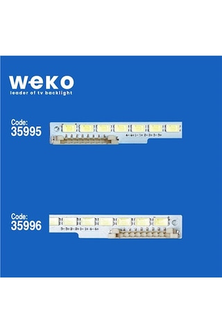 Samsung Uyumlu Ue55d6000 55'' İnç 2 Adet Tv Led Bar Tvnizin İçindeki Led Barla Aynısı Olduğunu Görmeden Almayınız. Led Bar Ürünlerinde Paket Açıldığında İade Kabul Edilmemektedir.