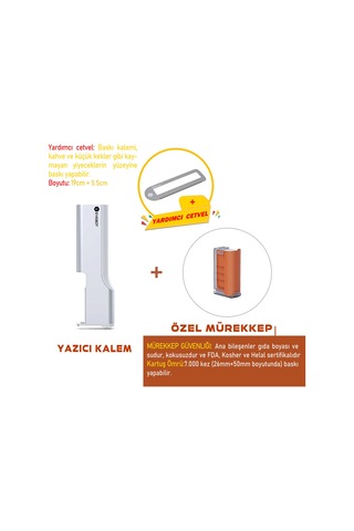 Sones Evebot Elde Taşınabilir Mini Dövme Yazıcısı Mürekkep Püskürtmeli Küçük Baskı Kalemi
