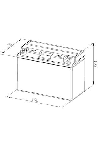 Bosch 12v 8 Ah Yt9b-bs Agm Akü Fa 121