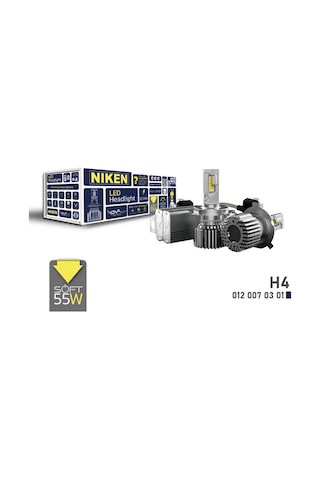 Niken H4 Led Xenon Nova Soft Serisi 55w/9000lm/6500k