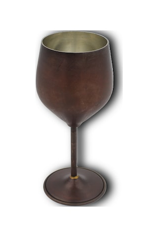 Turna Bakır Vine-Gall Kadeh 500 ML Düz Oksit Turna0495-3