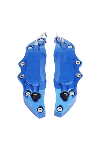 Xiyyadms Mavi Alüminyum Fren Kalip Korumalı Kapaklar - Küçük Boy 14-15 İnç Jantlar İçin - Parça Seti - Dayanıklı Ve Kolay Kurulum