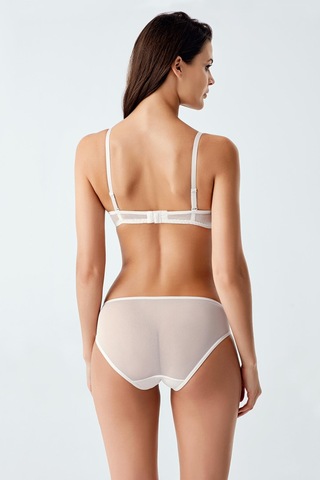 Luw 6120 Ekru Dolgulu Sütyen Takım Ip Detaylı 2Li Takım Ekru