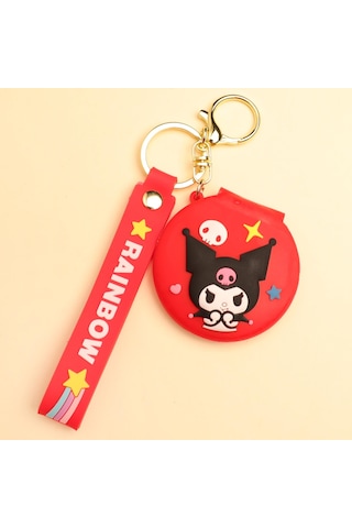 Kuromi Tasarımlı Ayna Anahtralık-1681