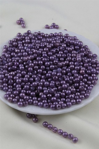 5 Mm Mor Soluk Tonlu İnci Boncuk 30 Gr Kolye, Bileklik, Küpe Ve Takı Yapımı Diğer