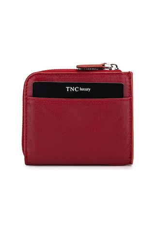 Tamer Tanca Kadın Hakiki Deri Bordo Kartlık 1148 1074 Bn Krtlk Sk25-26 Bordo Bordo
