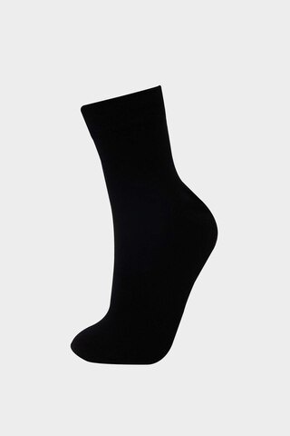 Defacto Erkek Basic Düz 3lü Pamuklu Soket Çorap E9971axnsbk26 Siyah-bk26