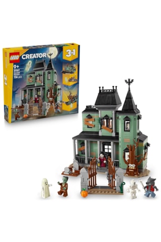 LEGO® Creator 3'ü 1 Arada Hayaletli Köşk 31167 - 9 Yaş ve Üzeri için Gemi ve Tren Olabilen Yaratıcı Oyuncak Yapım Seti (736 Parça)