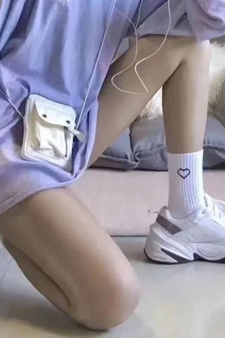 Kadın 6 Çift Premium Kalite Kalp Detaylı Tenis Çorap Siyah Beyaz Gri ASORTİ