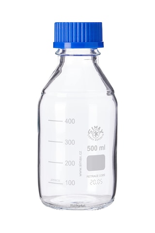 Simax Cam Otoklav Şişe 500 Ml - Vida Kapaklı Boş Şişe