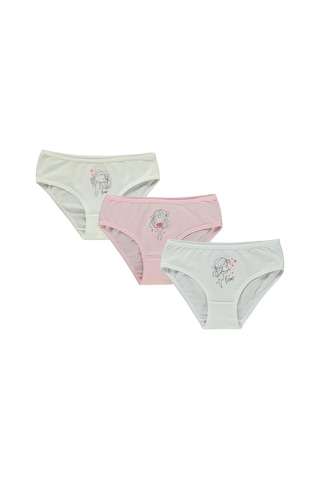 Artı Çorap Safinaz Kız 3'lü Slip - Standart