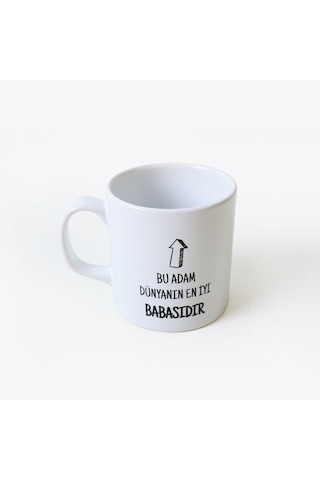 Keramika Bu Adam Silindir Kupa 10 Cm