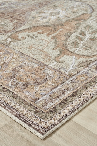 Mariesse Home Spectrum Serisi Degrade Iplik Yumuşak Silinebilir Keçeleşmez Leke Tutmaz Vintage Premium Halı 800 Bej