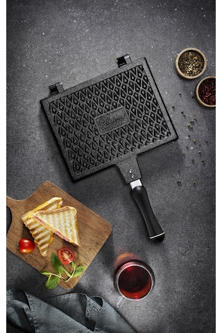 Brioni Diamond Tost Grill Maxi Boy Ocak Üstü Tost Makinesi
