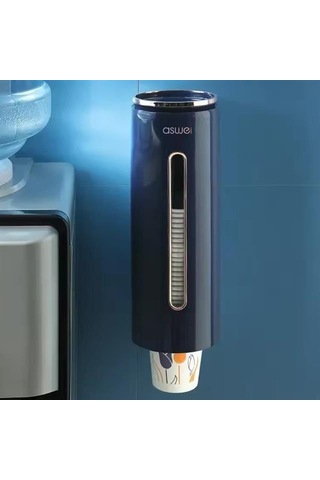 Sunup Sn-27106 Kendinden Yapışkanlı Plastik - Karton Bardak Dispenseri Siyah