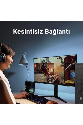 Veggieg 650 Mbps 2.4ghz/5ghz Dual Band Alıcı Verici Usb Wifi Adaptör