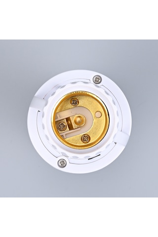 Geeksen Ampul E27 Hareket Sensörlü Lamba Tutucu Led Ampul Soket Adaptörü Pır E27 Merdiven Garaj Koridor Balkon İçin Lamba Tabanı