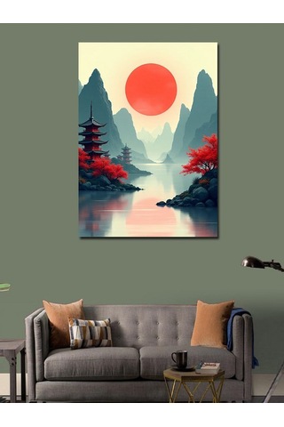 Kanvas Tablo Güneş Ve Doğa 50cmx70cm