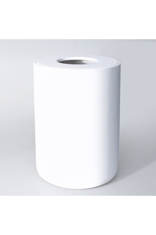 Luxe Büyük Çöp Kovası Beyaz