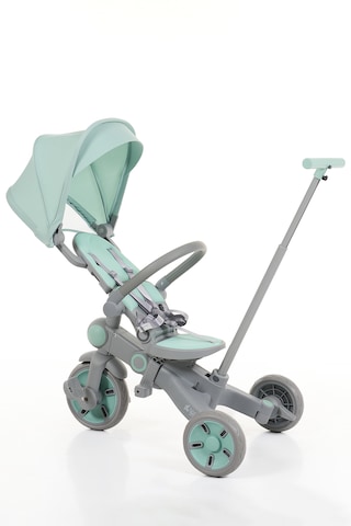 Flow 9in1 Smart Trike Çift Yönlü, Yatabilir, Katlanabilir, Denge Bisikleti Özellikli Bebek Ve Çocuk Bisikleti Mint Yeşili