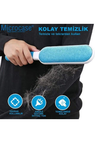 Microcase 2'li Kedi-Köpek Tüy Toplama Fırça Seti - AL3178