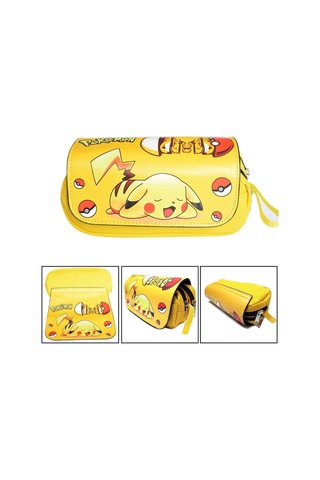 Erkek Ve Kız Çocukları İçin Kalem Kutusu, Anime 3d Baskılı Kalem Kutusu, Çift Fermuarlı Kalem Kutusu Style1 Çok Renkli