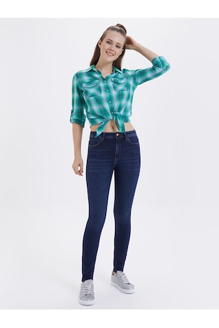Loft Natalie Skinny Fit Kadın Pantolon Denim
