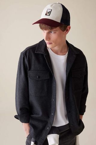 DeFacto Relax Fit Akrilik Karışımlı Basic Düz Uzun Kollu Gömlek Ceket C5961AX24AUAR221