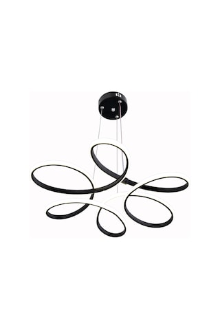 Daisy Sarkıt Siyah Avize Siyah