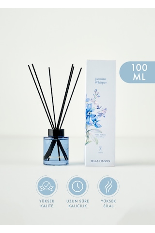 Bella Maison Jasmine Whisper Çubuklu Oda Kokusu Mavi 100 Ml Vanilya