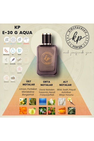 Kimyagerden E-30 Açık Parfüm Çeşitleri 50 ML
