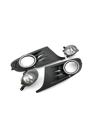 Volkswagen Golf 6 Sis Farı Çerçeveli Oem Tip Nikelajlı 2009-2013