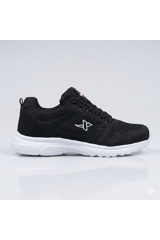 Xstep Unisex 36-47 Numara Arası Rahat Günlük Tekstil Spor Ayakkabı Siyah - Beyaz