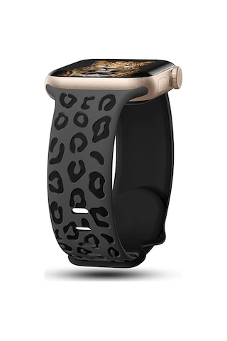 Watch 10 42mm Ardx Krd-140 Silikon Kordon Strap Kayış - Starlight-siyah