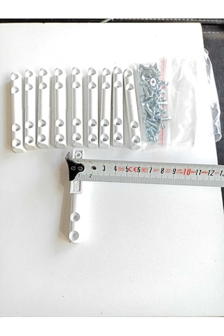 10x20 Sineklik Menteşesi Plastik 10'lu Beyaz - Mobilya Kilitleri - Tek Ebat Mobilya Kilitleri