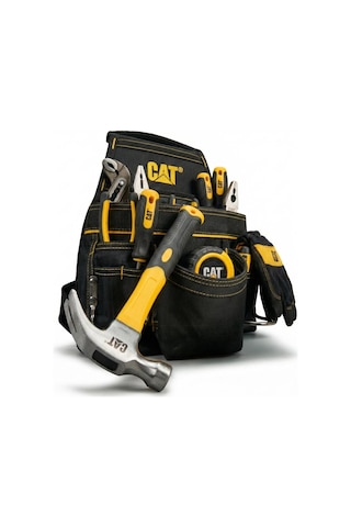 Cat Da980567 Çift Askı Kancalı Ağır Hizmet Bel Alet Çantası