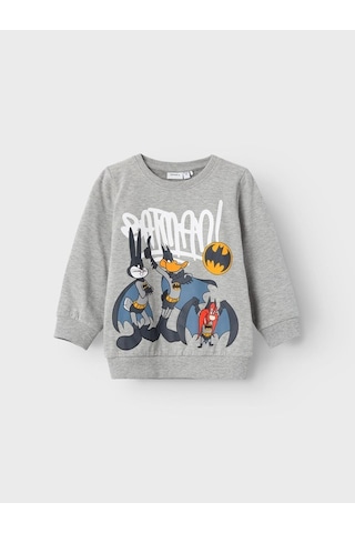 Name It Loney Tunes Gri-melanj Erkek Çocuk Sweat 13221179 001 Gri Melanj