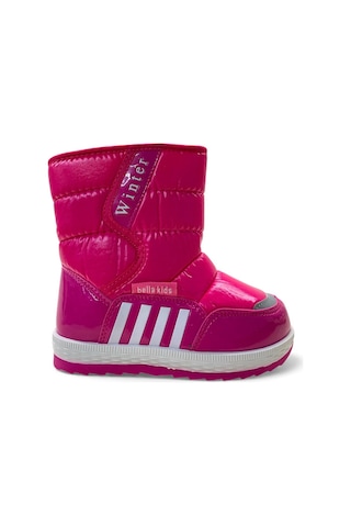 077 Bebek İçi Kürklü Kar Botu Fuşya