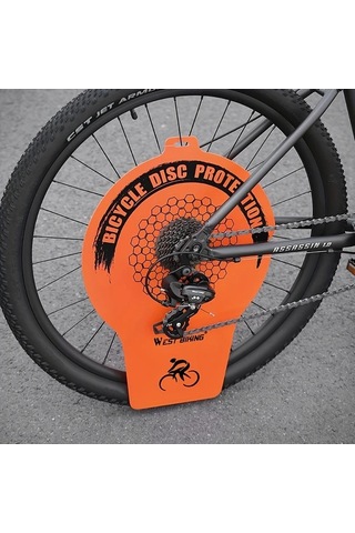 Willowhaven West Biking Bisiklet Disk Fren & Zincir Koruyucu Style B Çamur Yağmur Dayanıklı Pvc