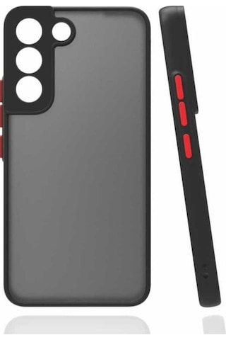 Galaxy S22 Kılıf Zore Hux Kapak Siyah