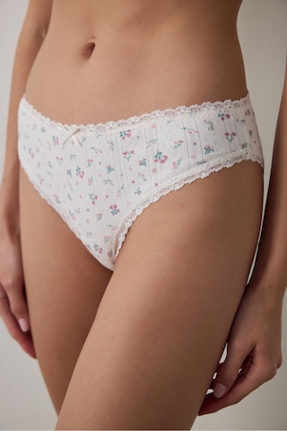 Penti Ekru Pointel Printed Slip Külot