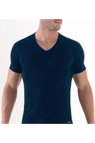 Blackspade 9308 Silver Erkek %94 Modal V Yaka T-Shirt - Lacivert