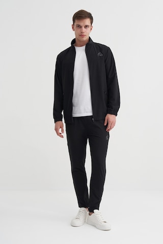Cazador Micro Tam Fermuar Sweatshirt Erkek 5001 Siyah Siyah