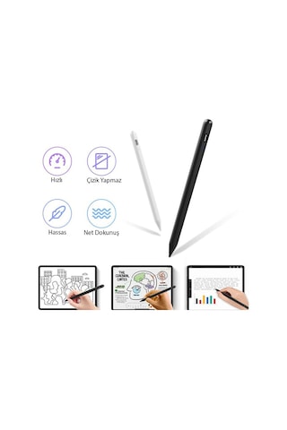 Ally Xpen-3i Apple Uyumlu iPad 2018-2022 Aktif Manyetik Kapasitif Kalem