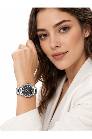 Momentus B858s-03mm Kadın Kol Saati - Vintage Gümüş