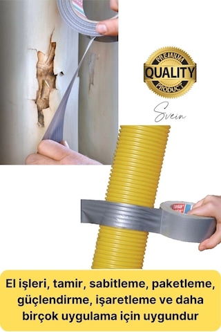 Premium Ekstra Güçlü Sızdırmaz Su Geçirmez Mutfak Lavabo Kenar Tamir Bandı Sakız Bant Çift Taraflı