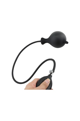 Lilitu Shop BDM1814 Şişebilen Pompalı Anal Plug Siyah