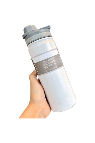 Lixiaqu01 530 Ml Tyeso Termos Paslanmaz Çelik Termos Yalıtımlı Beyaz