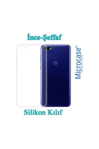 Microcase Huawei Y5 Prime 2018 Ince 0.2 Mm Silikon Kilif+Cam 273065313 - Seçenek / Cam Koruma-Cam Istiyorum